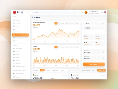 Crypto Portfolio Web Design for Admin & Dashboard React Template admin dashboard admin template crypto crypto app crypto dashboard crypto trading crypto wallet cryptocurrency dashboard dashboard ui design template financial dashboard react app saas dashboard web application web design web template web3 web3 platform website template