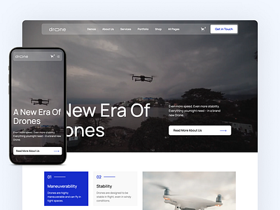 Drone aerial website template ebflow design figms design professional design responsive design ui design webdesign webflow webflow designer webflow template website design website designers