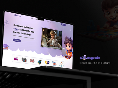 Kids Learning Website🌟 animation branding childdevelopment creative designinspiration digitallearning dribbbleshots edtech graphicdesign illustration kidseducation kidslearning learningmadefun new newnoteworthly popular trending ui ux webdesign