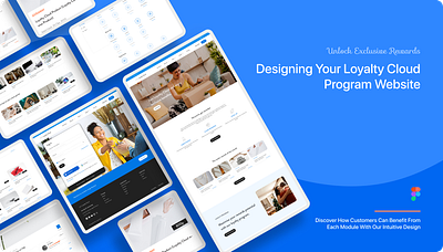 Loyalty Cloud Website Figma Design customerloyalty designinspiration digitaldesign figma interfacedesign loyaltycloud productdesign ui uiuxdesign userexperience webdesign