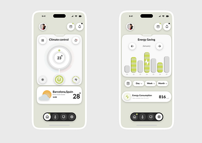 air remote control app design mobile app ui