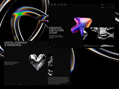 Website Design. Horizon Agency agency company creative it marketing solutions strategy studio