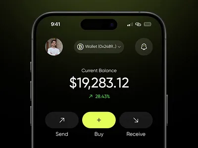 BWallet - Wallet Application design crypto design mobile ui user interface visual desig wallet