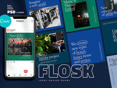 FLOSK - Instagram Branding Template