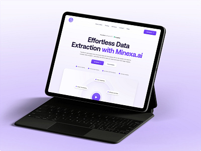 Minxea.ai Website Design branding copywriting design illustration landing page logo ui ux web web design website design