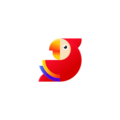 Parrot Logo animal brand brand identity branding branding design design icon identity logo parrot