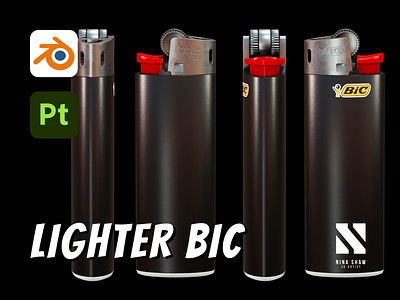 Lighter Bic 3d lighter