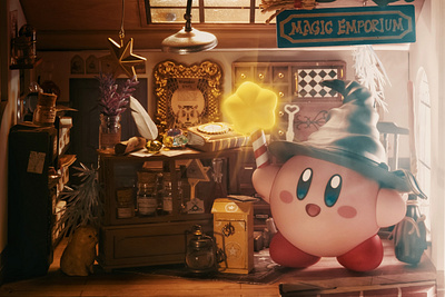 Welcome to Kirby's Magic Emporium 🔮🪄 kirby nendoroid nintendo toyphoto toyphotography