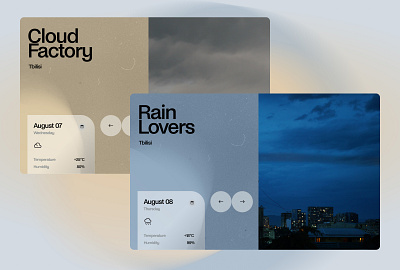 weather forecast calendar concept design graphic design minimalism photography typography ui weather