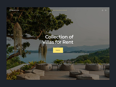 Rent Villas Website Design animation design home house landing page motion design motion graphics product design rent house rental website ui ui ux user experience ux villa web web design web page website website design