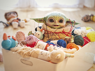 Dank Ferrik Grogu! grogu hot toys photography star wars the child toyphoto toyphotography toys