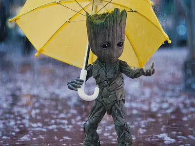 Take a shower Groot! groot guardians of the galaxy hot toys marvel photography toyphoto toyphotography toys