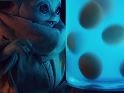 Grogu egg lover baby yoda grogu hot toys photography star wars the mandalorian toyphoto toyphotography toys