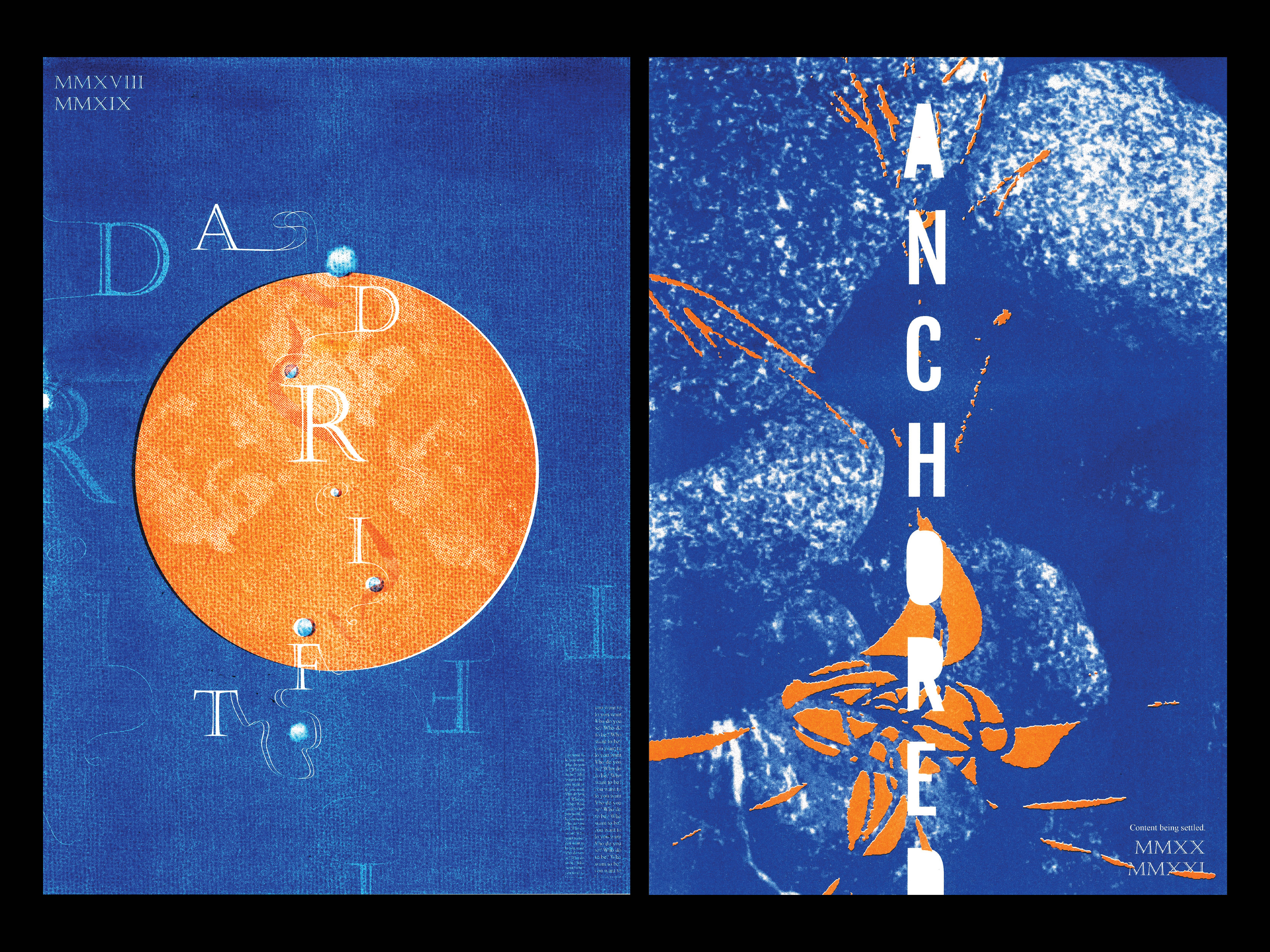 Poster Diptych / Self Matters abstract analogue art binary conceptual design expression graphic design graphic design poster hand done identity image making personal photo editing photoshop portfolio poster risograph thematic theme