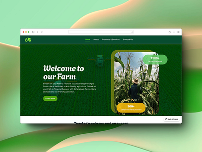 Agricultural and Farm Produce Company Website agric agric website agriculture design full website landing page landingpage no code website ui ux web ui website design website development