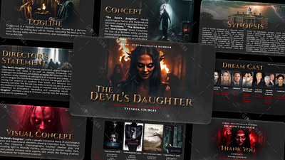 THE DEVIL'S DAUGHTER animation branding bussiness presentation creative design film pitch deck film pitch example google slides graphic design graphicsigma movie pitch deck pitch deck presentation powerpoint powerpoint presentation powerpoint template ppt ppt design ppt template presentation design template