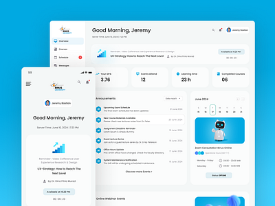 Binus University Learning Management System branding design graphic design high fidelity design learning management system lms mockup prototype ui user experience design user interface design ux design