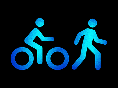 Pictograms for Almaty Metro bike icon pedestrian pictogram symbol traffic wayfinding