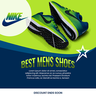 Nike Poster Design branding graphic design ui