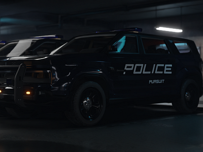 Concept police SUV cars - Decegani conquest - made in blender 3d artwork blender concept conquest cop decegani design mohammad amin ranjbar officer parking police sherrif suv