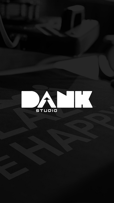 Logo Design for Dank Studio 3d animation branding designb drawing dribble fun fyp graphic design instagram jop logo monogram motion graphics studio viral