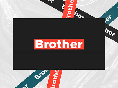Brother animation branding brother graphic design logo motion motion graphics sneakers ui ui motion urban wear