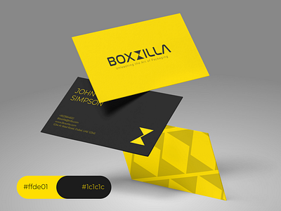 BOXZILLA'S BUSINESS CARD DESIGNS graphic design logo