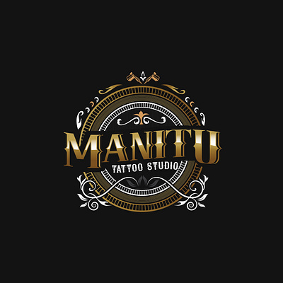 Tattoo studio Logo graphic design illustration logo vector