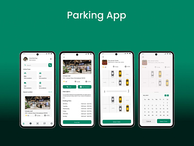 Parking app mobile app development parkingapp uidesign uxdesign parkingapplication ui user research ux