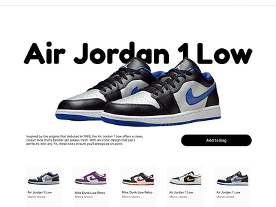 Air Jordan: Shoe website