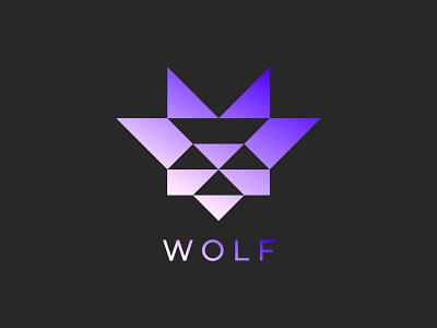 Wolf animal forest logo wild wolf