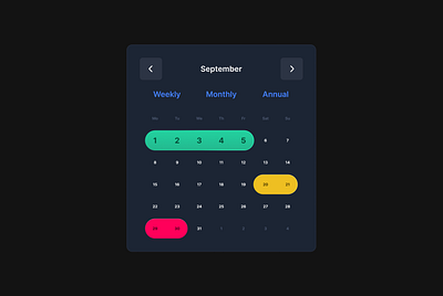System One | Product Design (Calendar) calendar music app product design saas