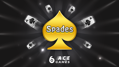 Spades Offline : Card Game 3d animation app app design branding cardgame design graphic design icon illustration livetable logo motion graphics spades tournament typography ui ux vector web