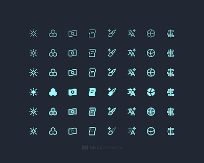 New icons for this week assets filled icon icon pack icon set icons line icon mingcute sharp