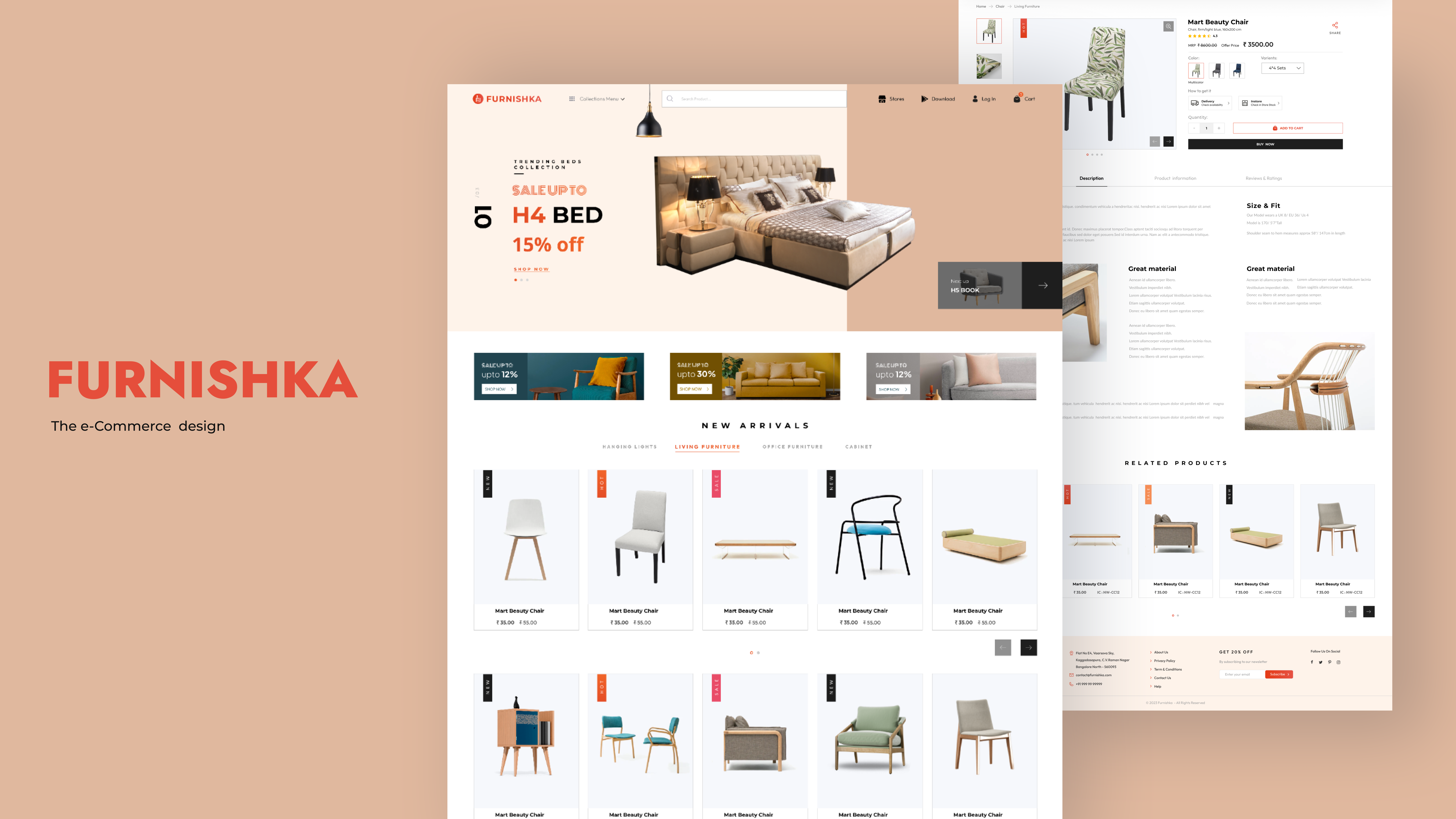 Furniture Ecommerce app