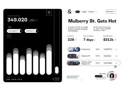 Property value dashboard balance dashboard design home house interface listing money payment product design property real estate rent saas saas dashboard stock market ui value web web design