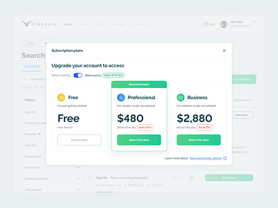 Upgrade plan cards career contact design hiring interface job lead plans pricing plans product recruitment subscription ui uiux upgrade ux visual design