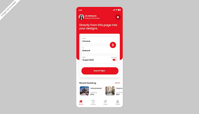 Booking UI Mobile book mobile ui booking app mobile booking flight booking ui design app kaliraj mobile app vicky pond