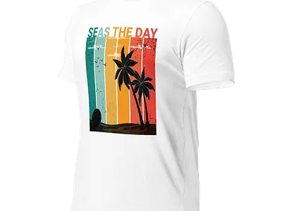 T shirt design with the Theme Beach apperal design design graphicdesign tshirt design