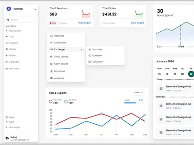 Dashboard UI free download dashboar ui dashboard sales app sales dashboard sales design sales ui