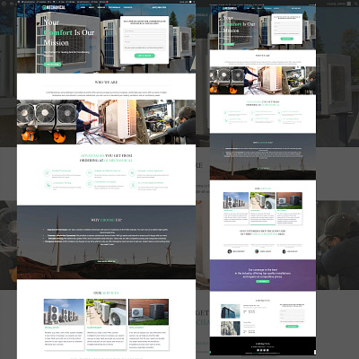 GI Mechanical Website ariconditionar fan mechanical mechanical company solar solar comapny website design wordpress