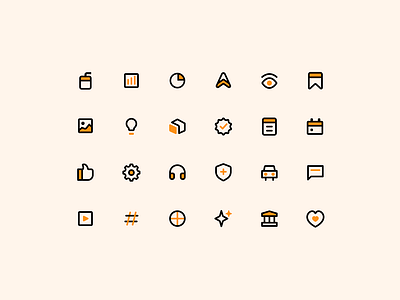 Duotone Icons branding design duotone icon icons logo minimalist modern set ui ux