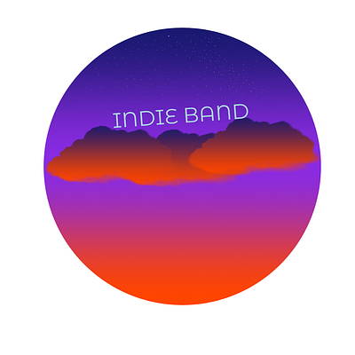 Indie Band Logo Example branding design graphic design illustration logo typography