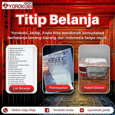 jastip titip belanja belanja carapesan indo info jastip jepang titip