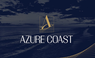 Azure Coast Branding art direction branding corporate id graphic design illustration logo typography