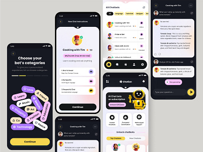Ai Chatbot 2024 ai aichatbot android app chat chatbot chatgpt mobile ui modern ui neelpari personal ai chat saloni ui ux