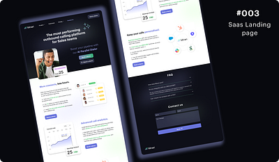 Daily UI Challenge #003 - Landing page branding daily ui 003 daily ui challenge design landing page logo saas ui ux