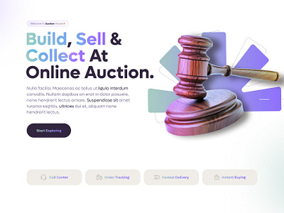 Bid.Com: Concept Design for Online Auctions graphic design ui web design