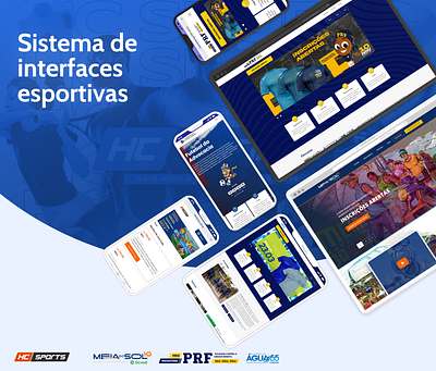 HC Sports - Corridas e eventos esportivos dashboard forms patterns site sport ui ux visual design web webapp website wordpress