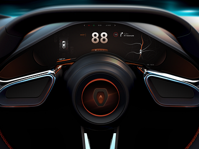 Kite: Concept Design for Modern Automotive HMI adas automotive cockpit figma gps hmi navigation product design ui ui design ux ux design